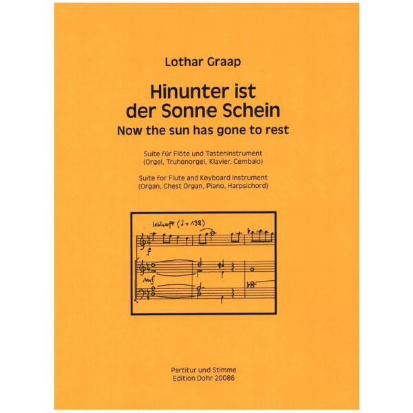 Hinunter ist der Sonne Schein