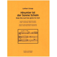 Hinunter ist der Sonne Schein