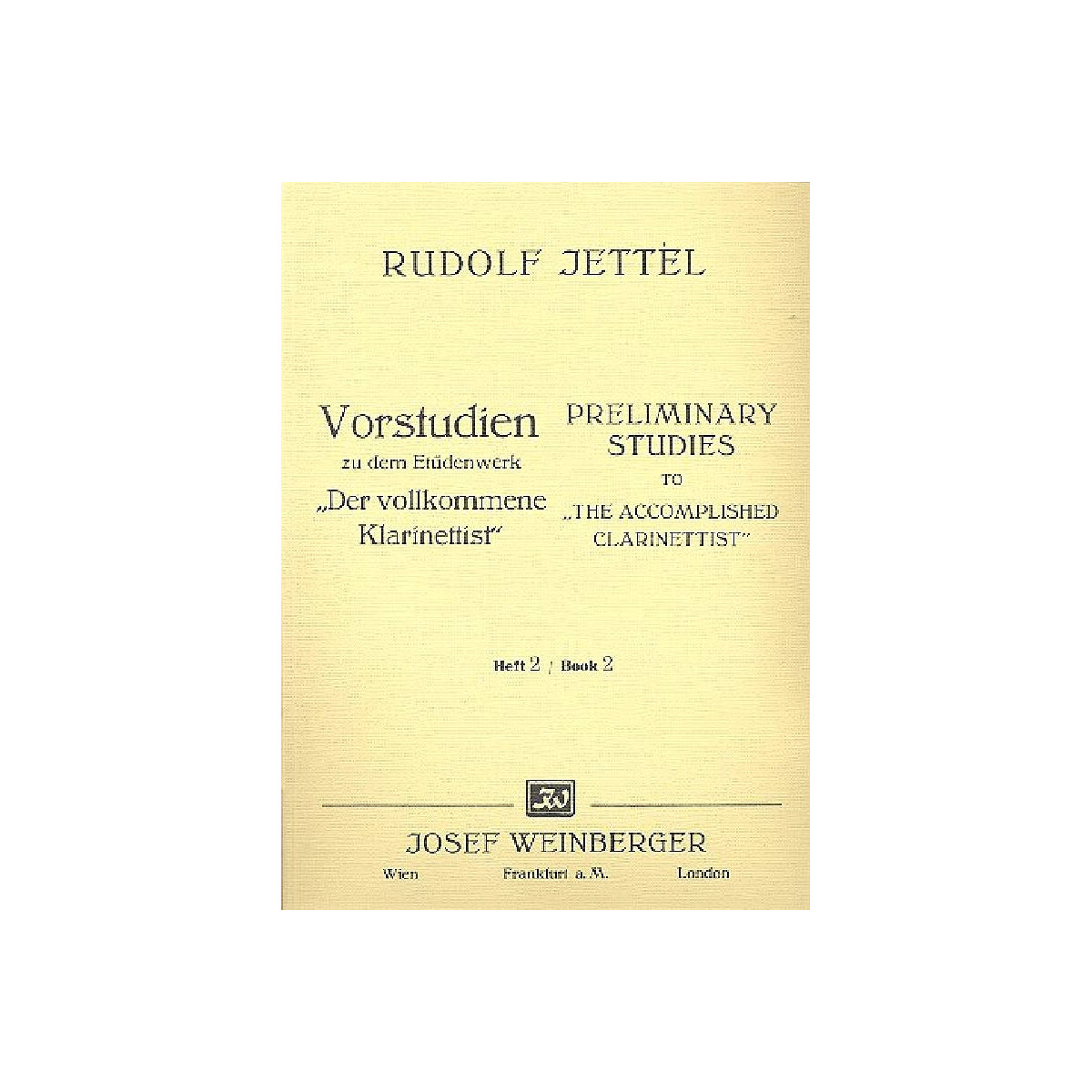 Vorstudien Band 2 für Klarinette