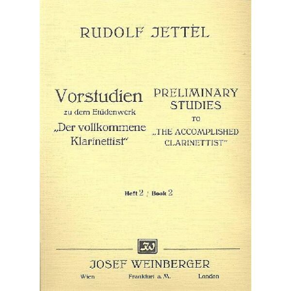 Vorstudien Band 2 für Klarinette