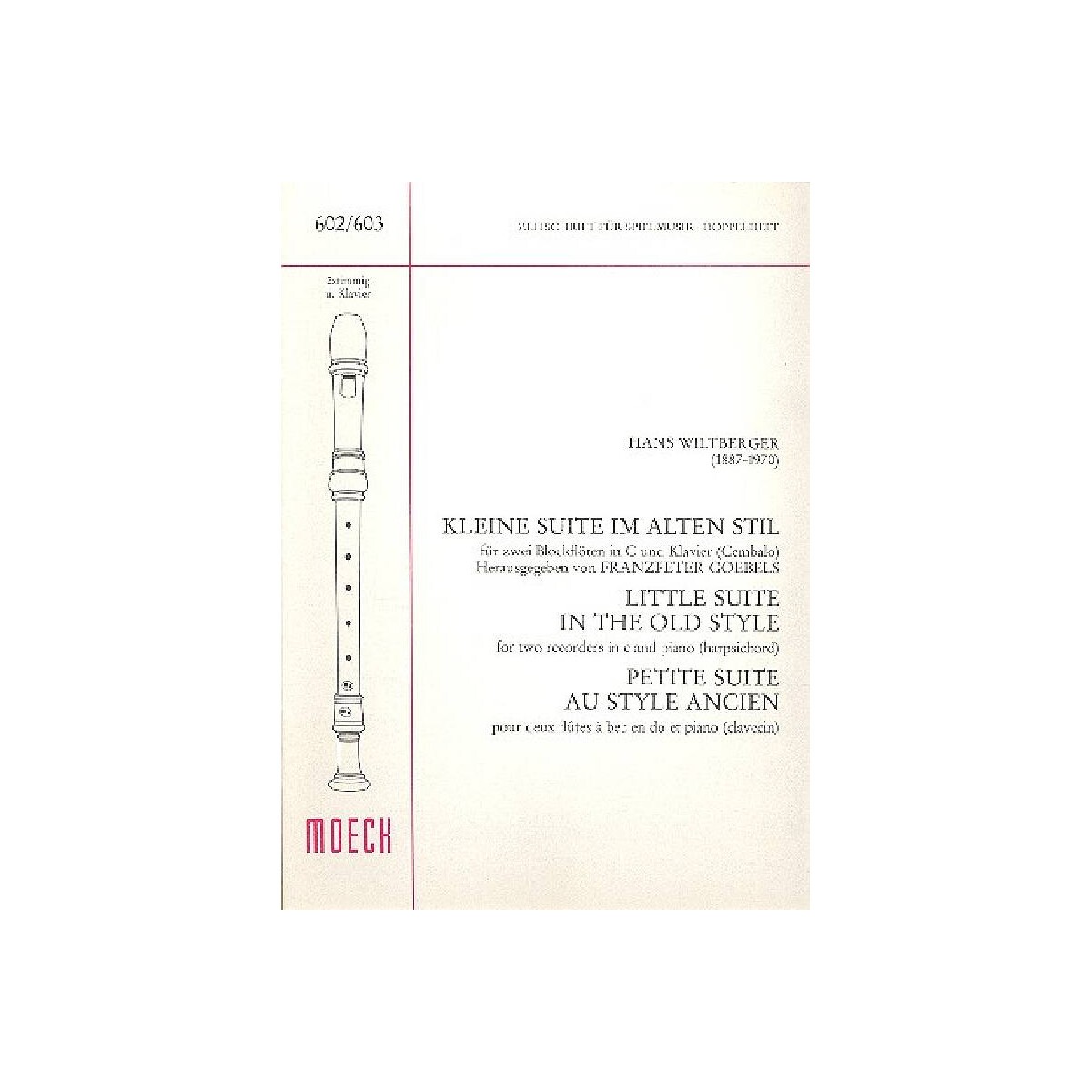 Kleine Suite im alten Stil für box