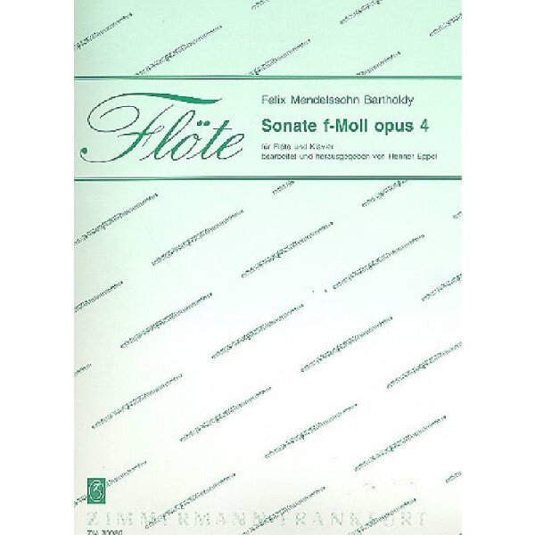 Sonate f-Moll op.4 für Flöte