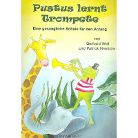 Pustus lernt Trompete