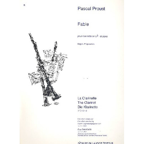 Fable pour clarinette et piano