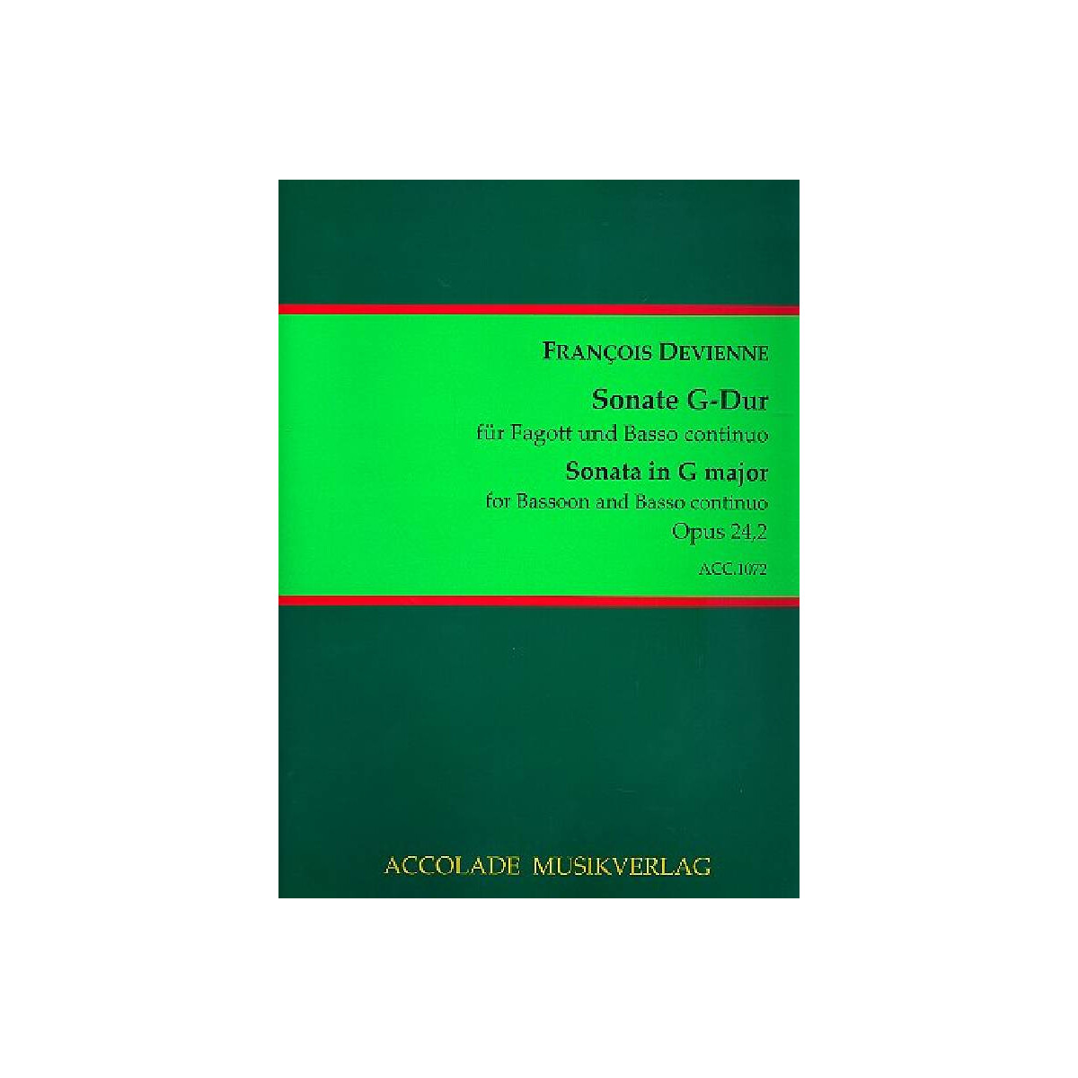 Sonate G-Dur op.24,2 für Fagott und box