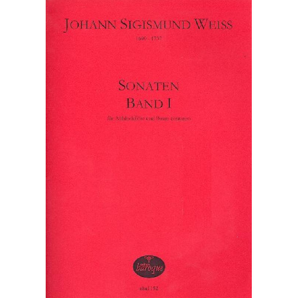 Sonaten Band 1 für Altblockflöte