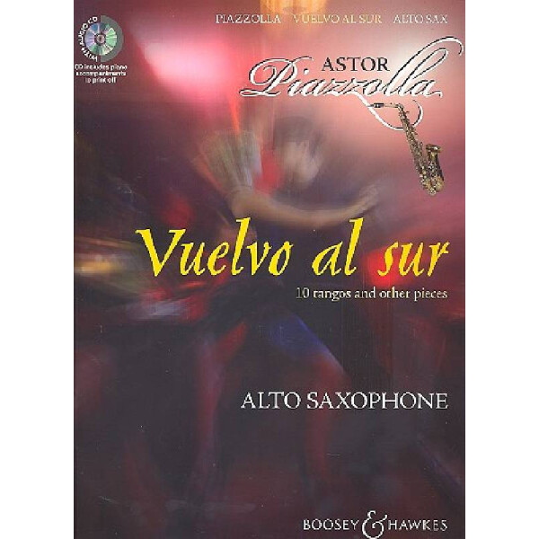 Vuelvo al sur (+CD) for alto sax