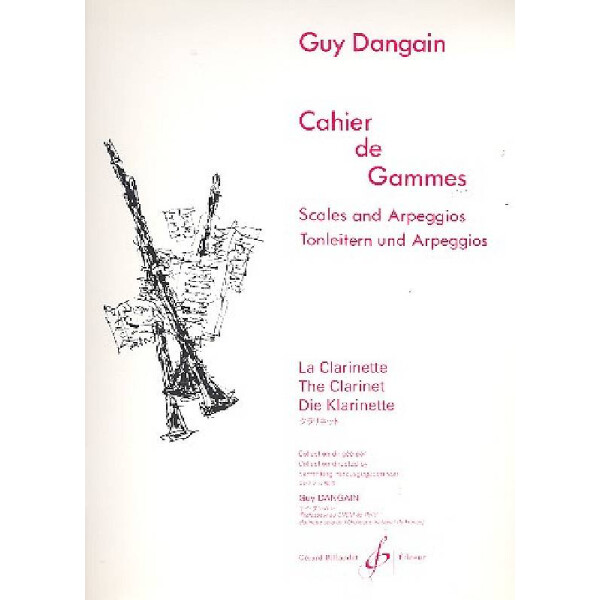 Cahier de gammes pour clarinette