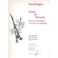 Cahier de gammes pour clarinette