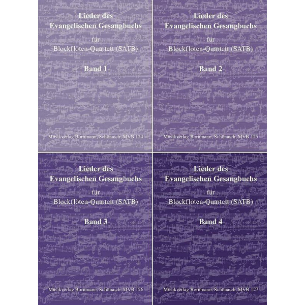 Lieder des Evangelischen Gesangbuchs Band 1-4