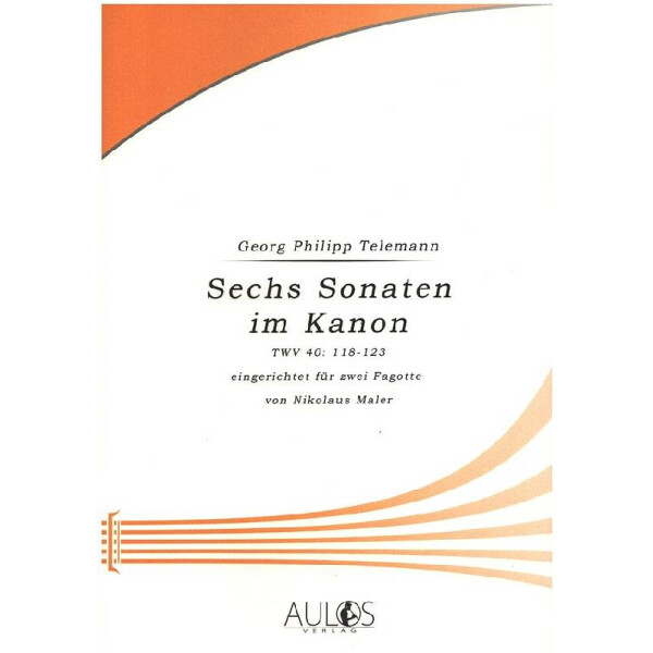 6 Sonaten im Kanon TWV: 118-123