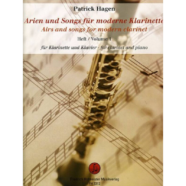 Arien und Songs für moderne Klarinette