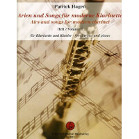 Arien und Songs für moderne Klarinette
