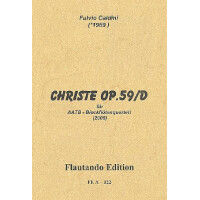 Christe op.59d für 4 Blockflöten (AATB)