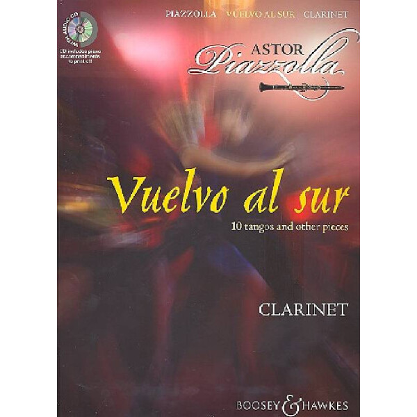 Vuelvo al sur (+CD) for clarinet