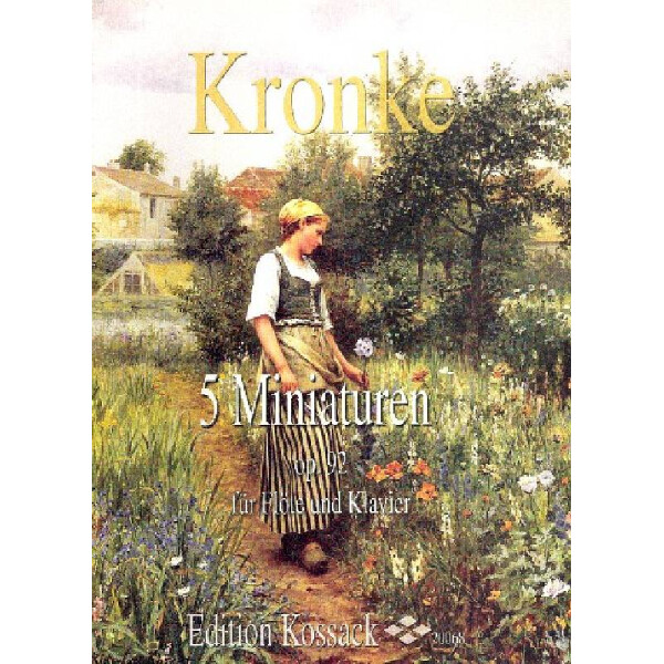 5 Miniaturen op.92 für Flöte und Klavier