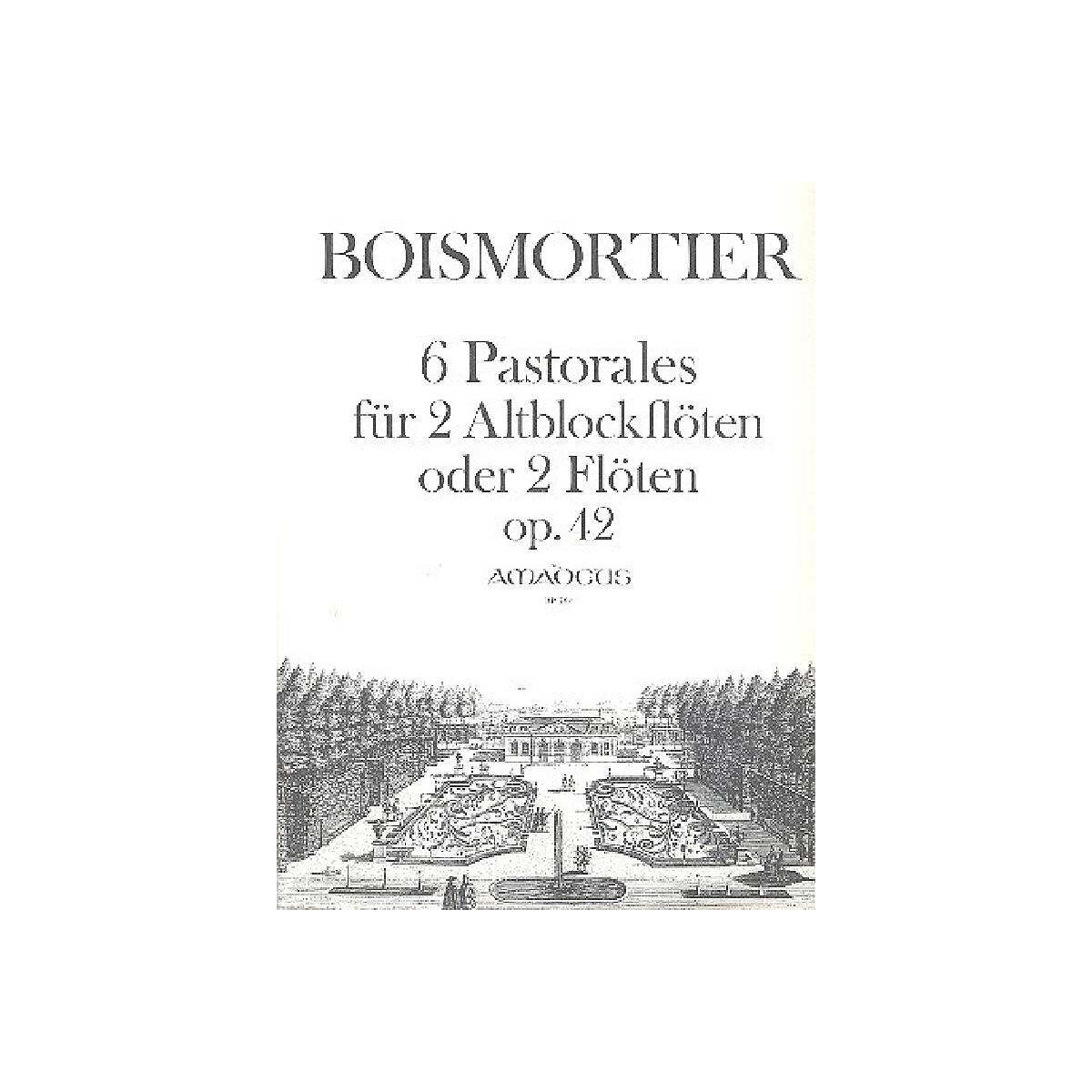 6 Pastorales op.42 für 2 Altblockfl box