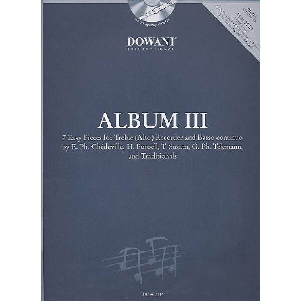 Album Band 3 (+CD) für Altblockflöte