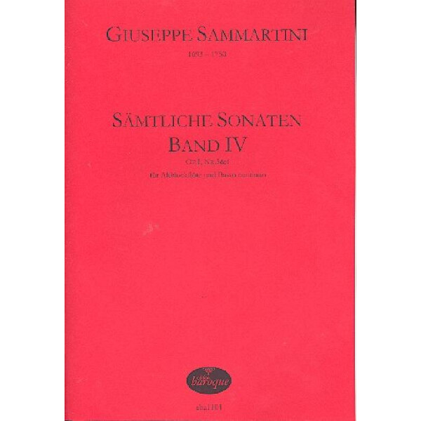 Sämtliche Sonaten Band 4