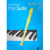 Pop Suite (+CD) für Sopranblockflöte