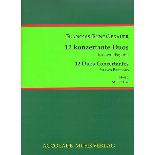 12 duos concertants op.44 Band 1 (Nr.1-3)