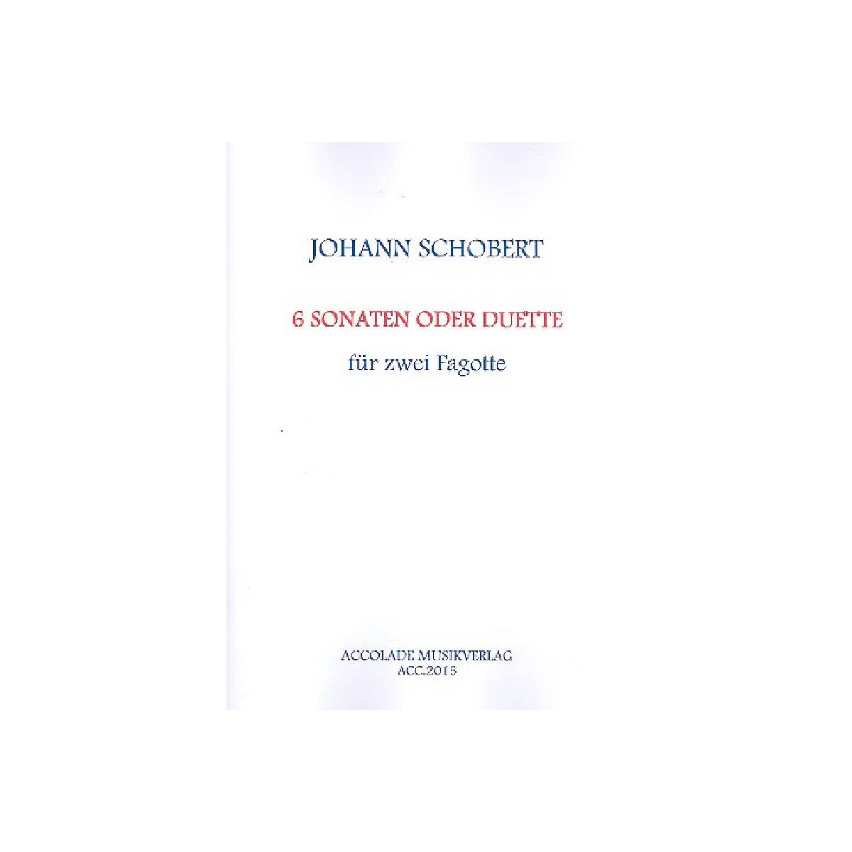 6 Duos für 2 Fagotte box