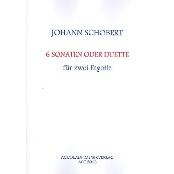 6 Duos für 2 Fagotte