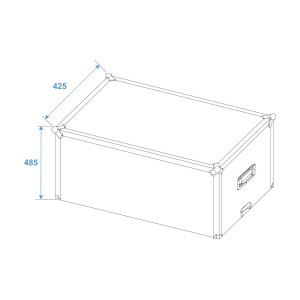 Roadinger Flightcase ICE-100/ICE-101