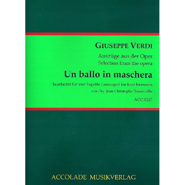 Un ballo in maschera (Auszüge)