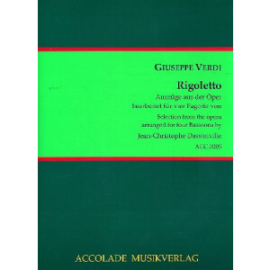 Rigoletto (Auszüge) für 4 Fagotte