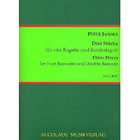 3 Stücke für 4 Fagotte und Kontrafagott