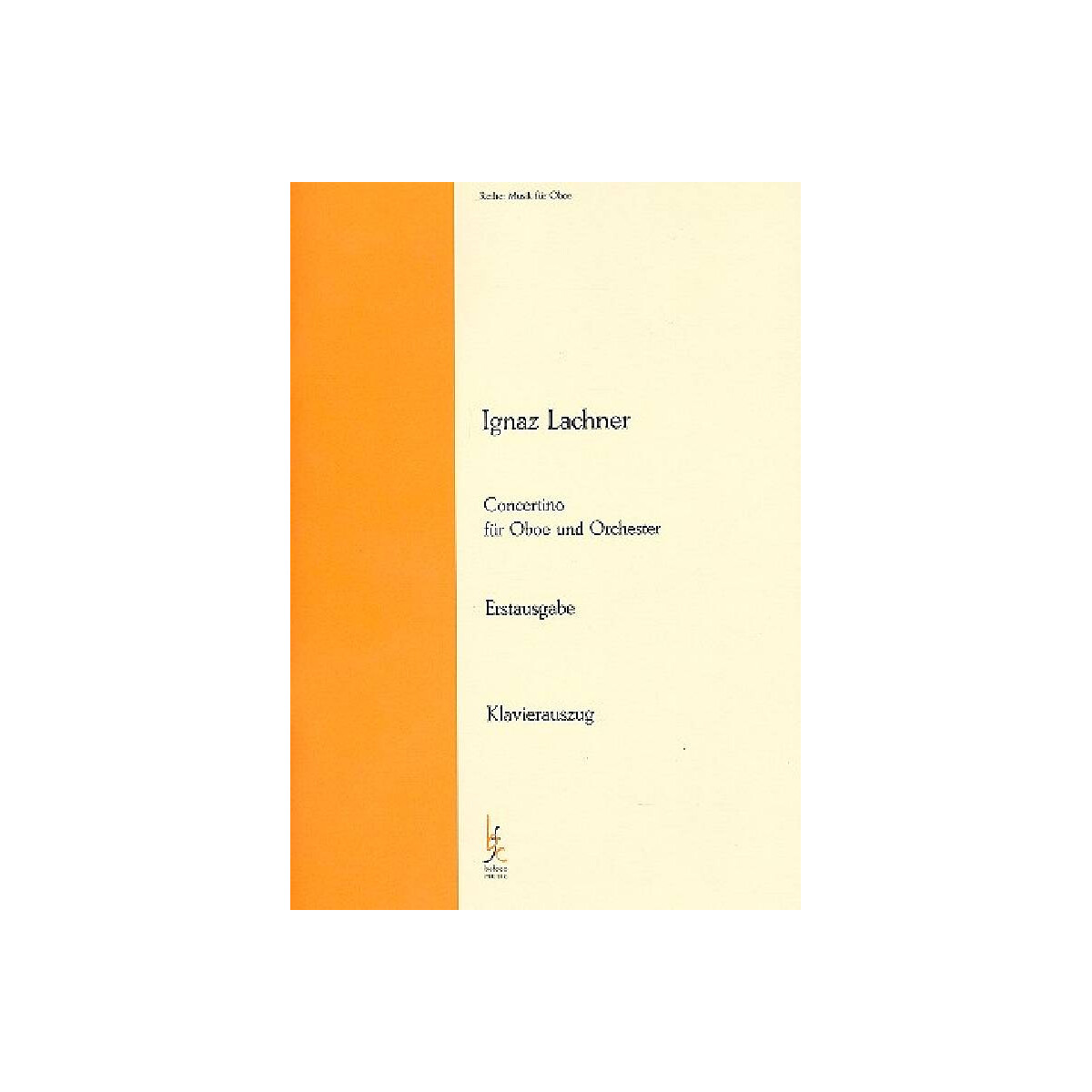 Concertino B-Dur für Oboe und Orche box