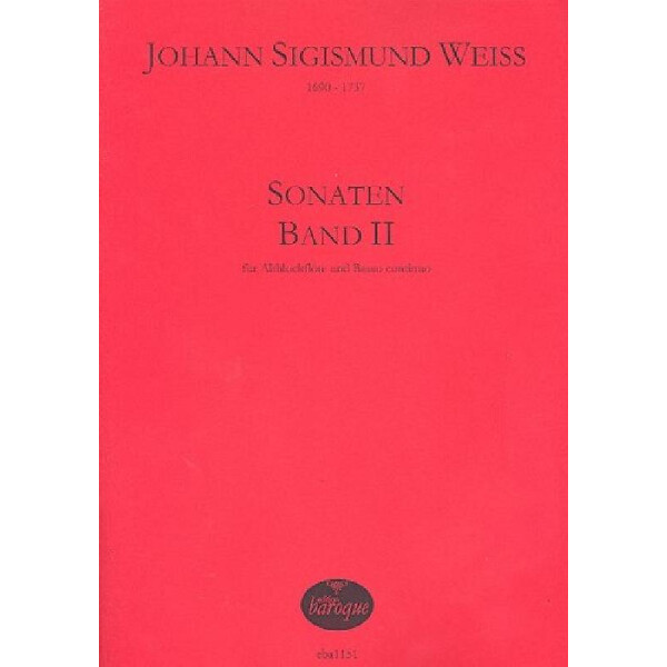 Sonaten Band 2 für Altblockflöte und Bc
