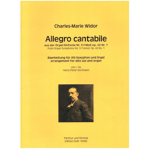 Allegro cantabile aus der Orgel-Sinfonie Nr.5 f-Moll op.42 Nr.1