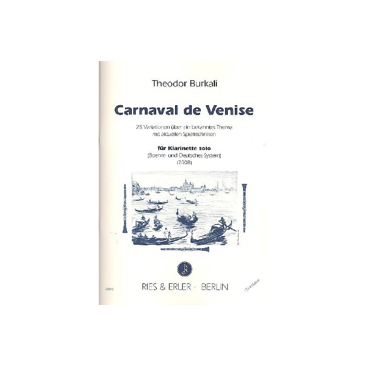 Carneval de Venice (+CD) box