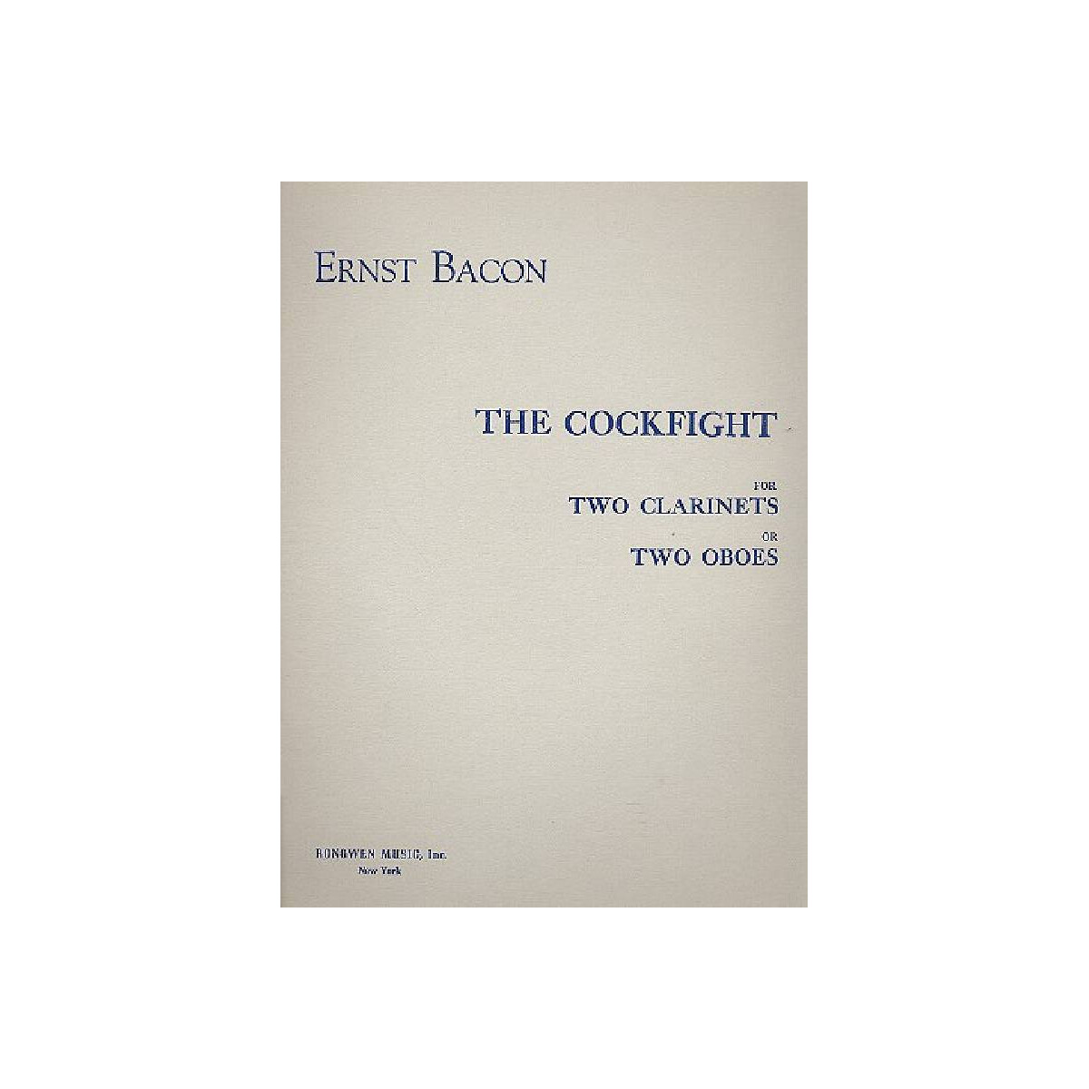 The Cockfight for 2 clarinets box