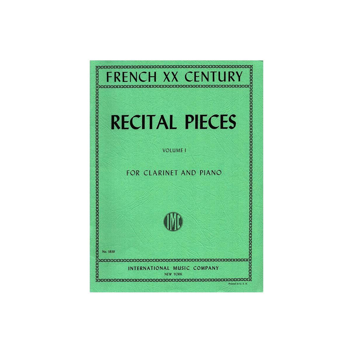 French XX Century Recital Pieces vol.1 box