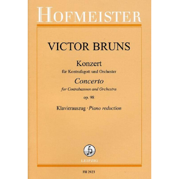 Konzert op.98 für Kontrafagott und Orchester