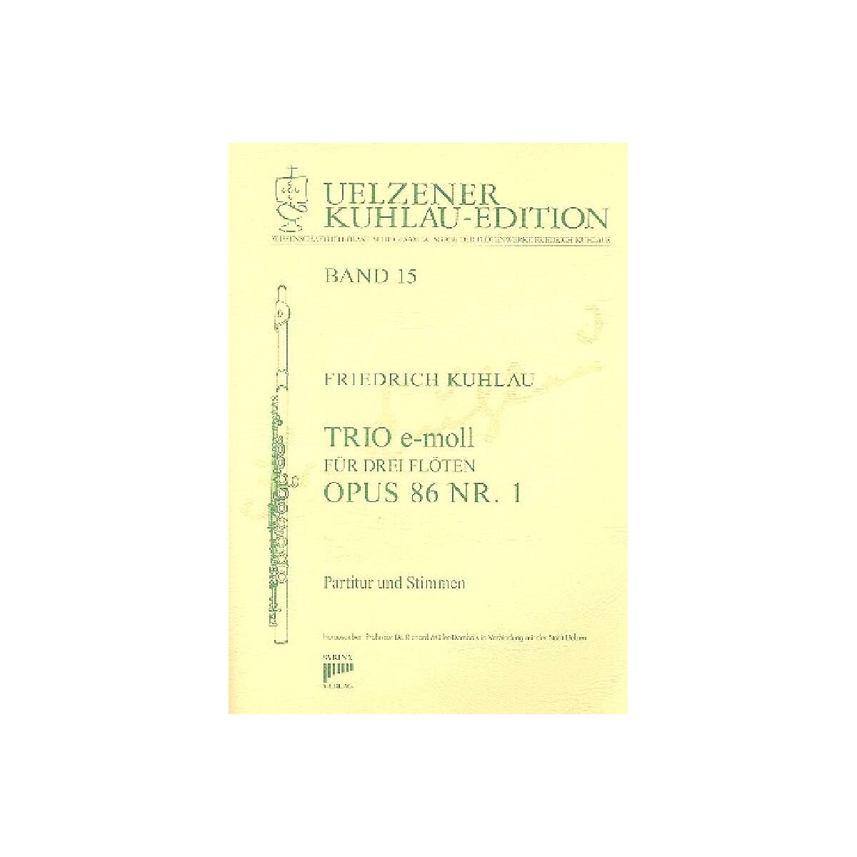 Trio e-Moll op.86,1 für 3 Flöten