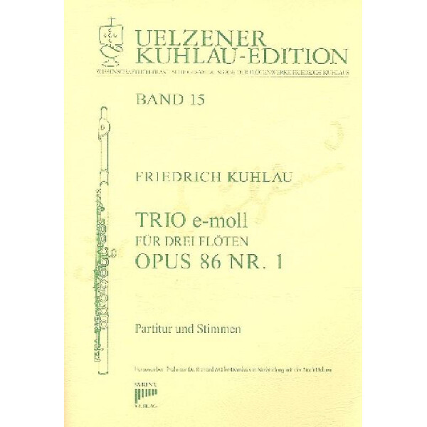 Trio e-Moll op.86,1 für 3 Flöten