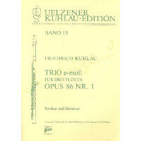 Trio e-Moll op.86,1 für 3 Flöten