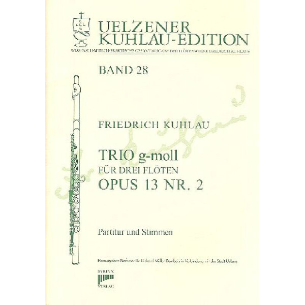 Trio g-Moll op.13,2 für 3 Flöten