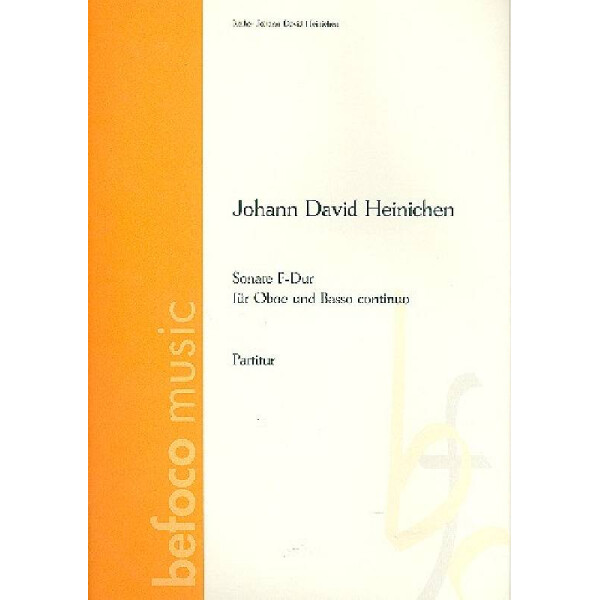 Sonate F-Dur für Oboe und Bc
