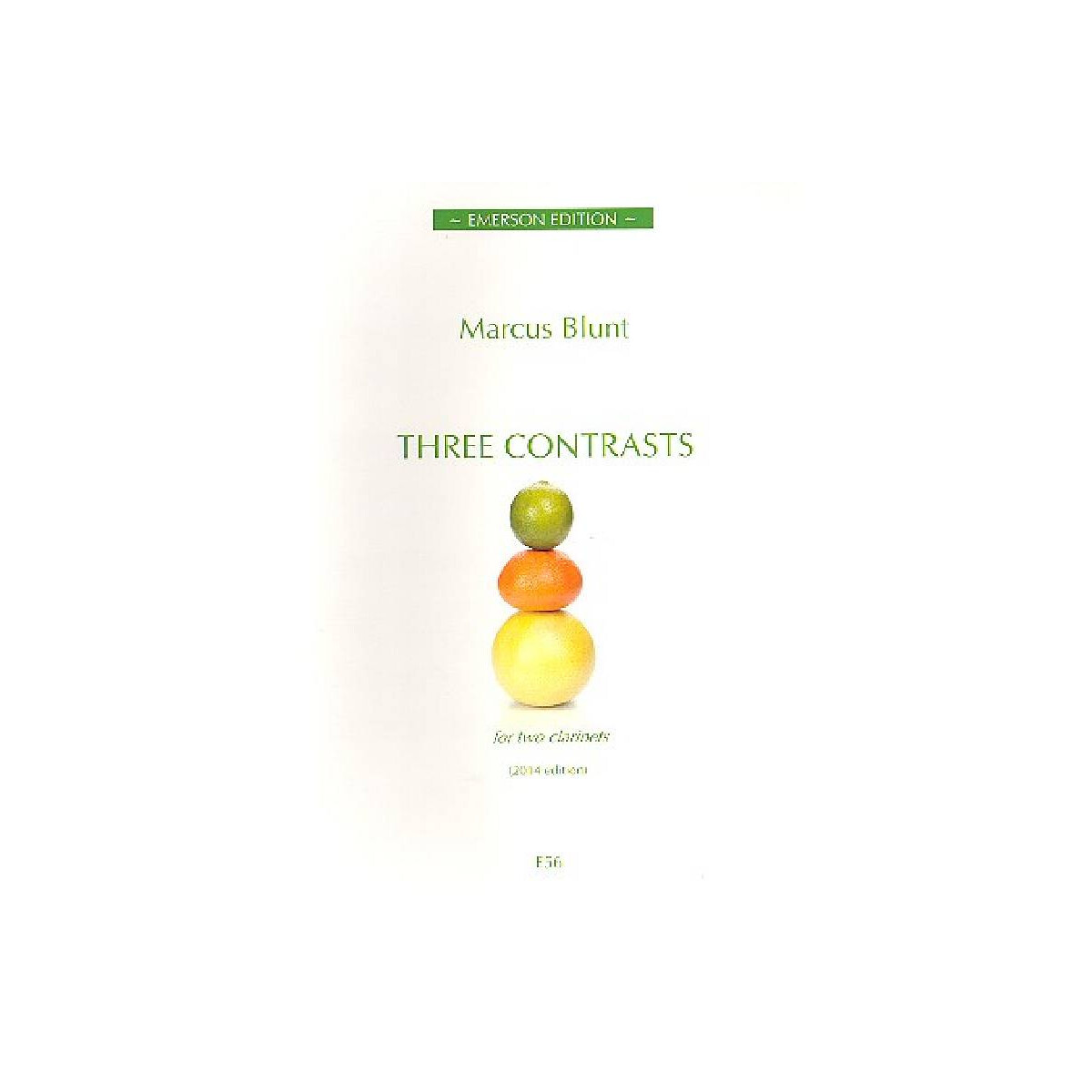 3 Contrasts for 2 clarinets box