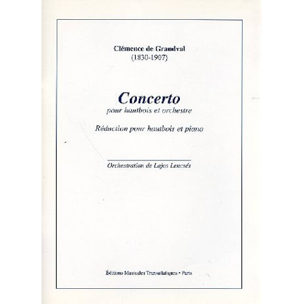 Concerto pour hautbois et orchestre
