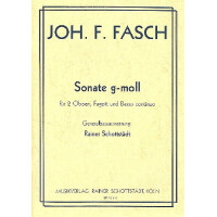 Sonate g-Moll für 2 Oboen, Fagott