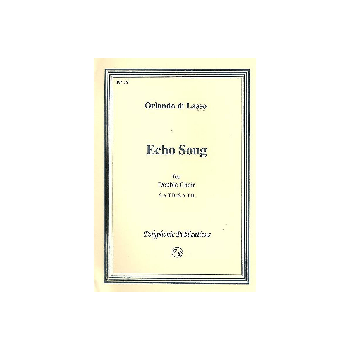 Echo Song for 8 recorders