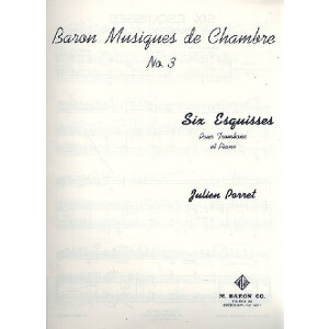 6 Esquisses for trombone and piano