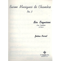 6 Esquisses for trombone and piano