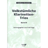 Volkstümliche Klarinettentrios Band 3